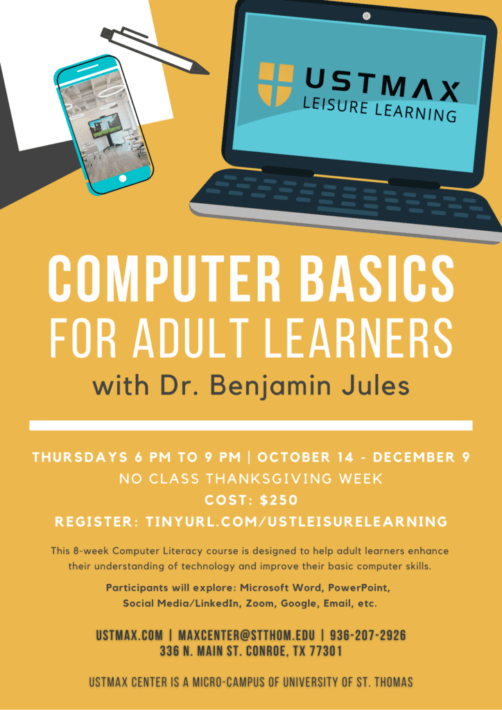 Computer Basics for Adult Learners at USTMAX